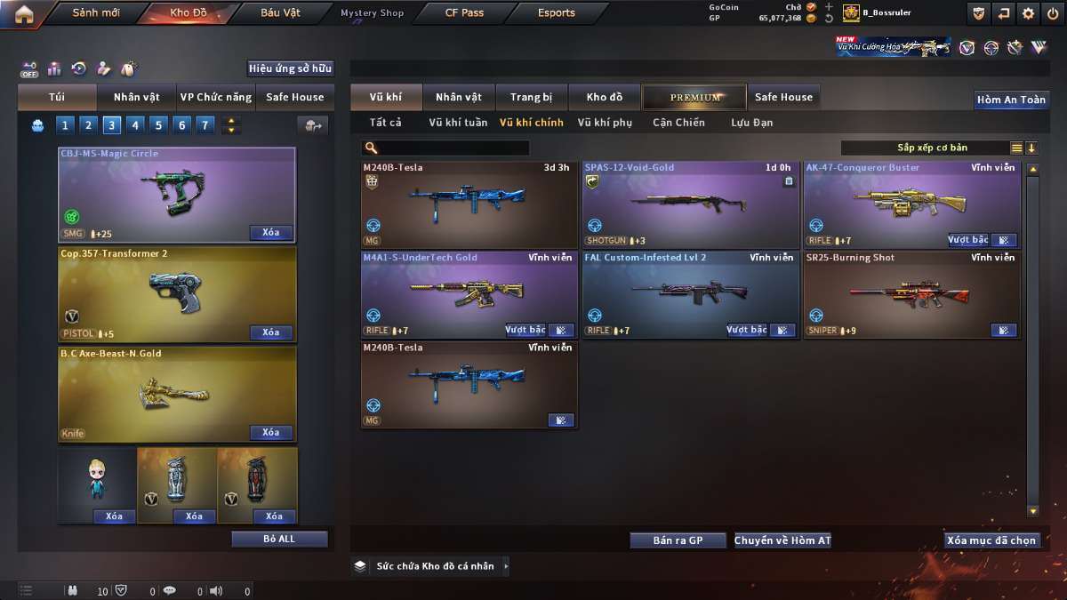 shop acc cf uy tin gia re